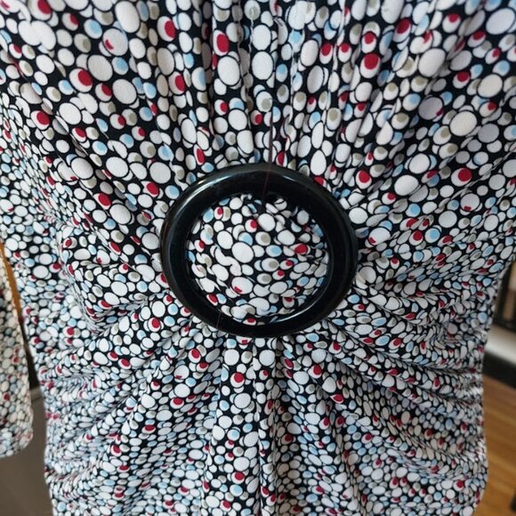 Bubble Print Stretch Dress Size Small - Picture 3 of 5